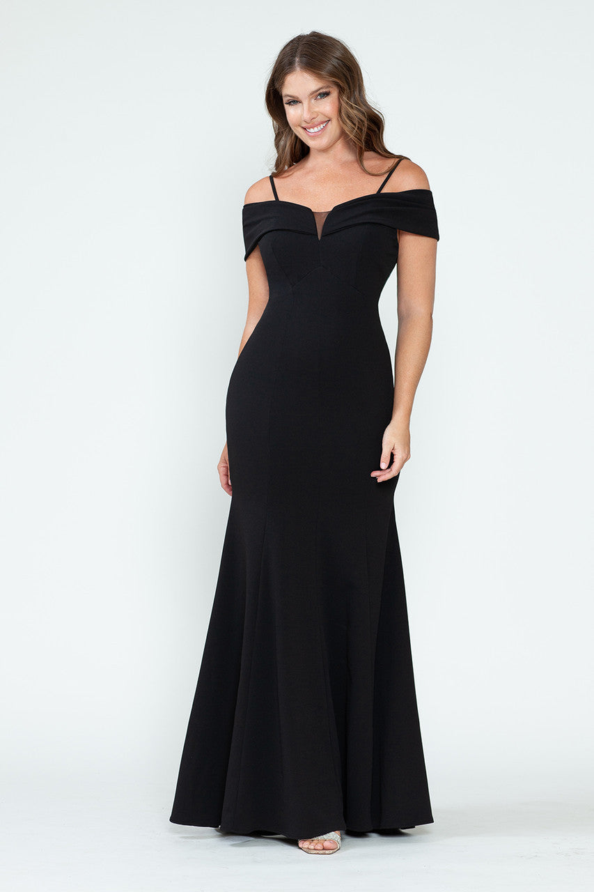 Lenovia 5317-A Techno Crepe Formal Bridesmaids Gown