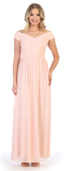 Cindy Collection 1600 Classic Long Chiffon Bridesmaid Dress