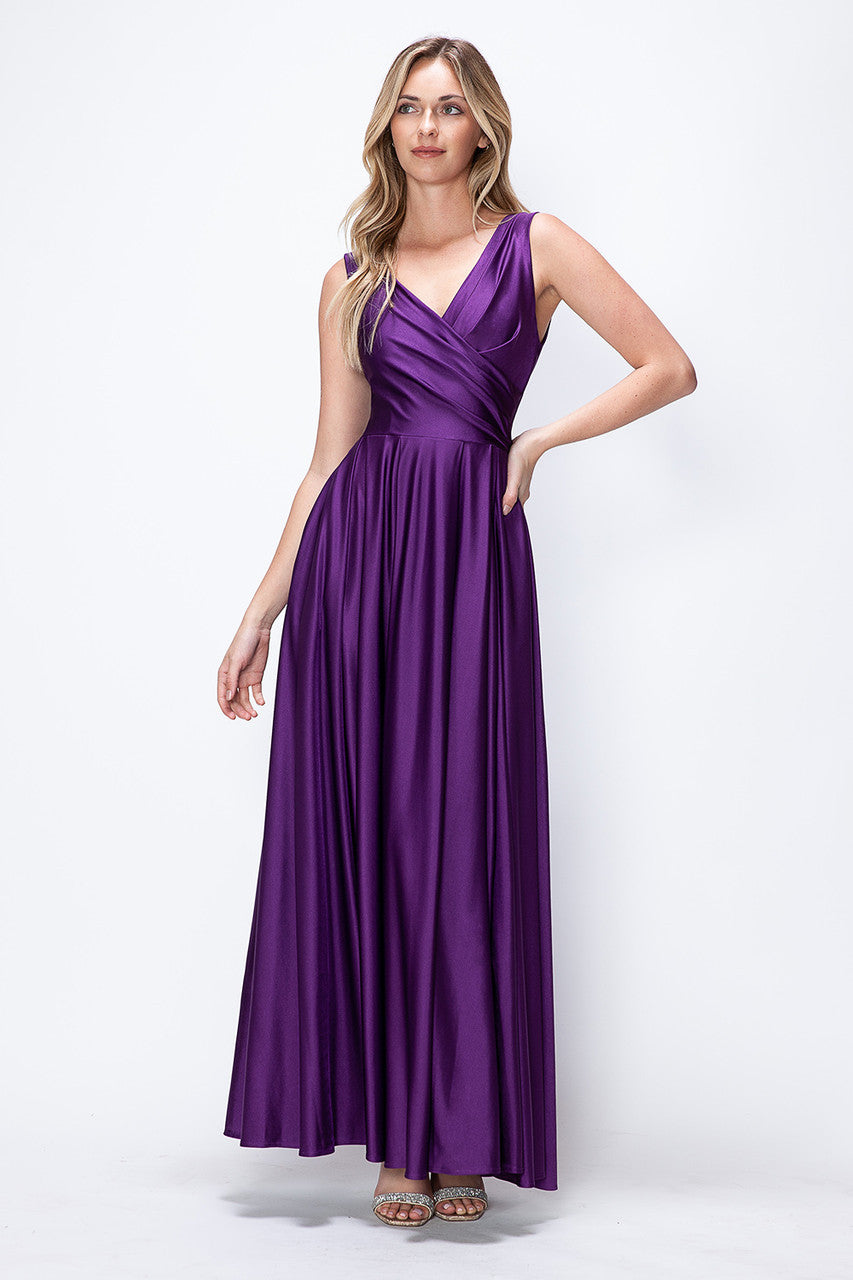 Lenovia 5242 Sleeveless Bridesmaid Dress with Pockets