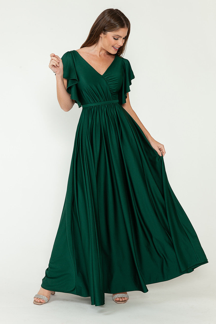 Lenovia 5277-B Satin Bridesmaids Gown