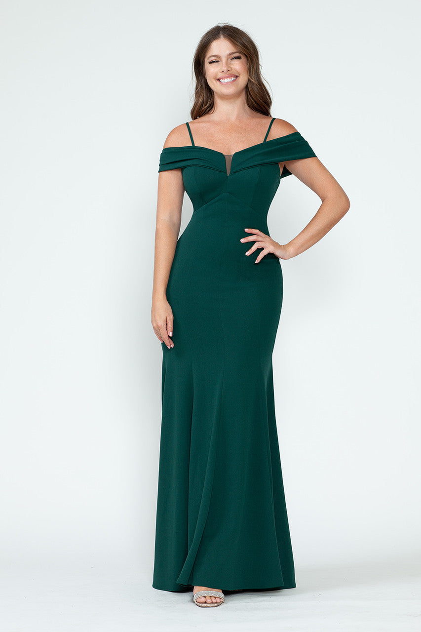 Lenovia 5317-A Techno Crepe Formal Bridesmaids Gown