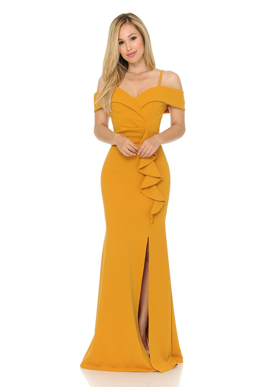 Lenovia 5206 Techno Crepe Bridesmaids Dress