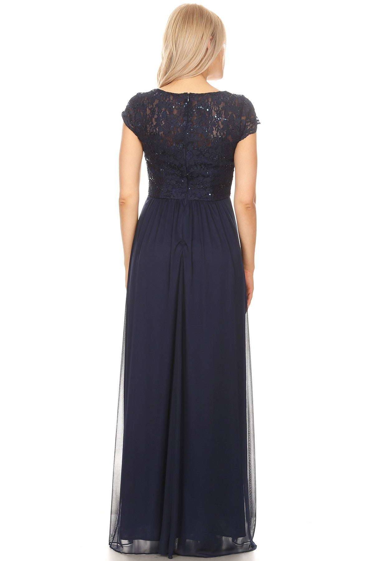 Celavie 6469 Mother of the Bride Formal Gown in Lace and Chiffon