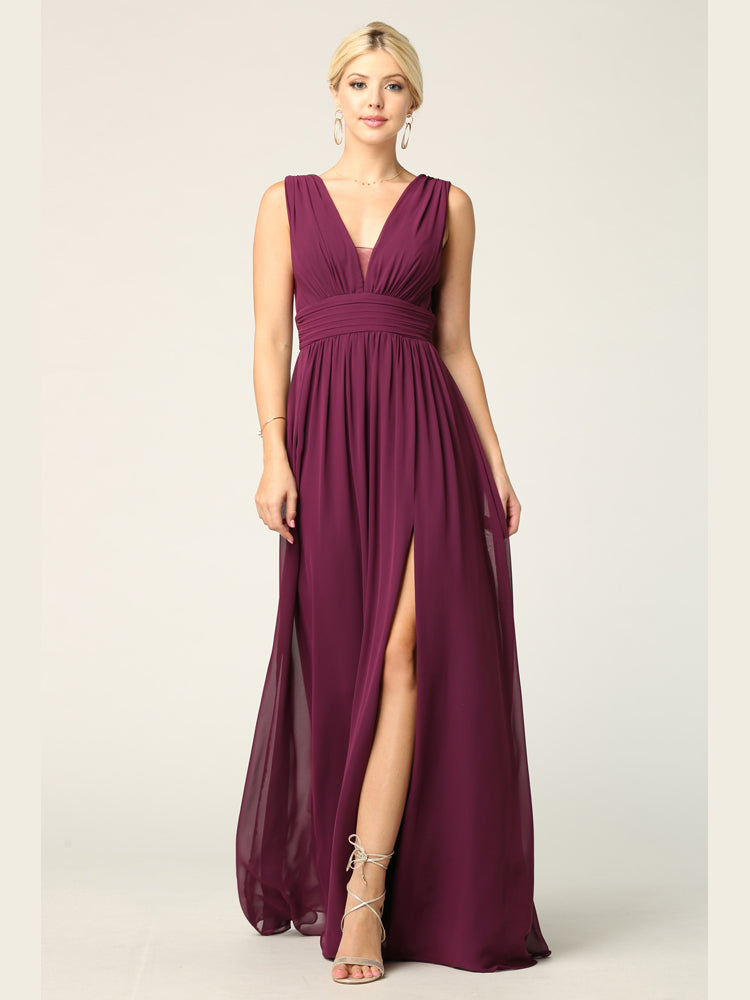 Eva USA 3329 Chiffon Grecian Style Bridesmaid Dress