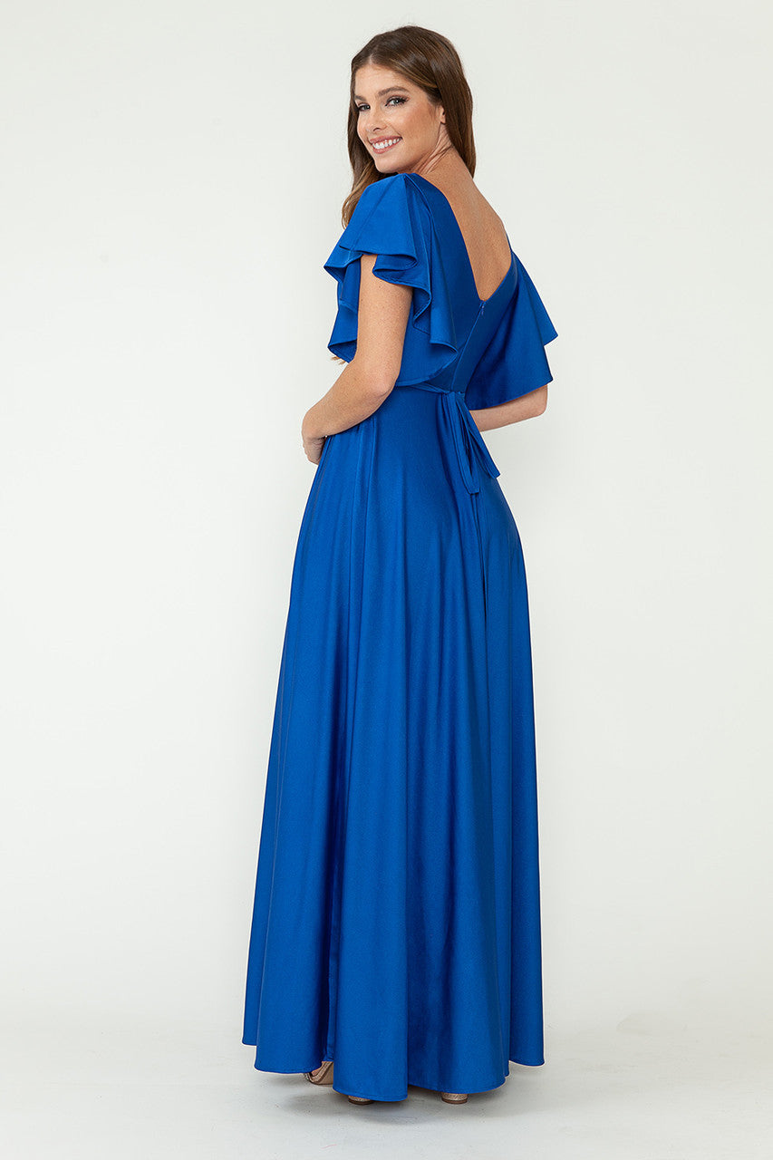Lenovia 5277-B Satin Bridesmaids Gown