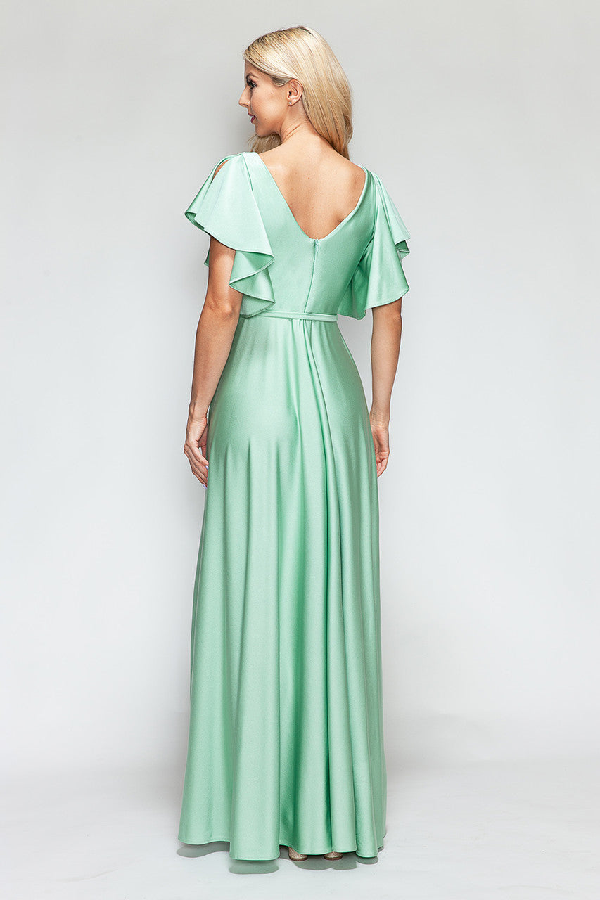 Lenovia 5277-B Satin Bridesmaids Gown