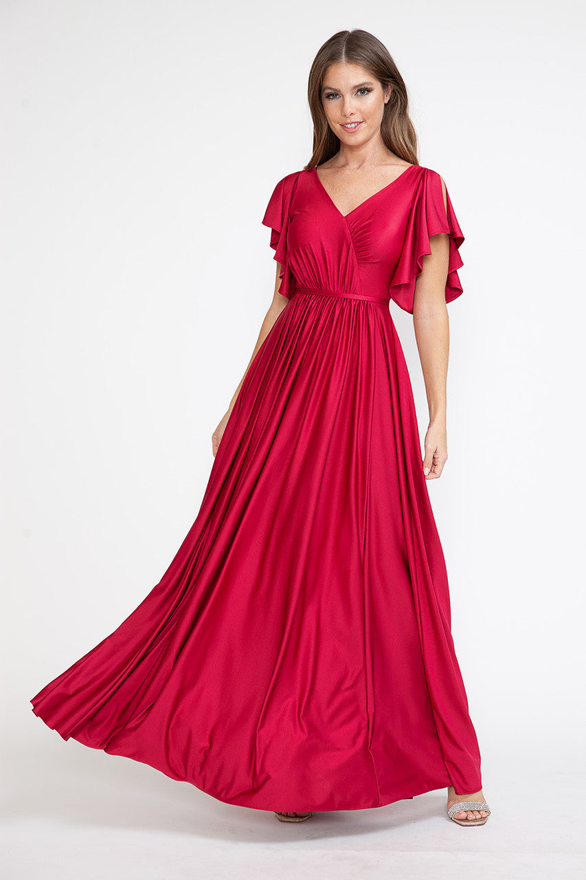 Lenovia 5277-B Satin Bridesmaids Gown
