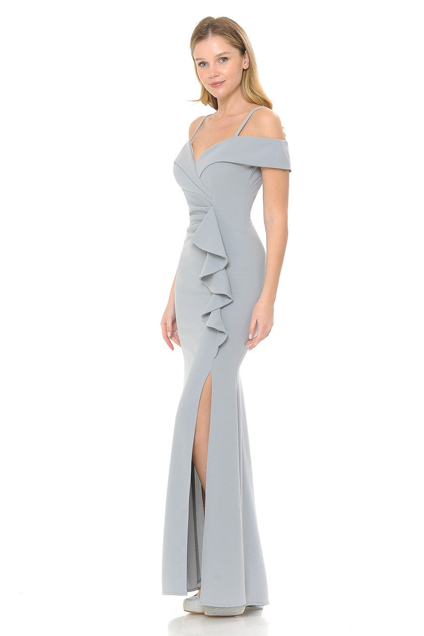 Lenovia 5206 Techno Crepe Bridesmaids Dress